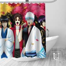 Gintama Shower Curtains Custom Bathroom Curtain Waterproof Bathroom Fabric Polyester Shower Curtain 1pcs custom 2024 - buy cheap