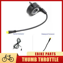 Electric Scooter Thumb Throttle Waterpoof Finger Thumb Throttle Gas Handle for Ebike Accelerator High Quality Bicycle Parts CE 2024 - buy cheap