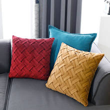Cilected Handmade Weave Decorative Throw Pillow Covers Soft Plush Pillow Cases Square Pillow Shams Cushion Covers For Home Decor 2024 - buy cheap
