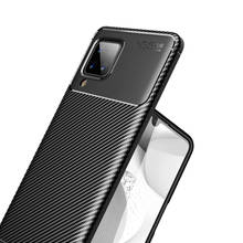 Funda de silicona antigolpes para Samsung Galaxy A12, cubierta de fibra de carbono para Samsung A12, A12, 5G, 6,5 pulgadas 2024 - compra barato