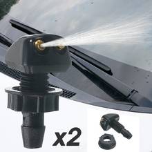 2pcs Universal Front Windshield Washer Wiper Nozzle Sprayer Sprinkler Water Spout Outlet For  Mazda Hyundai 2024 - buy cheap