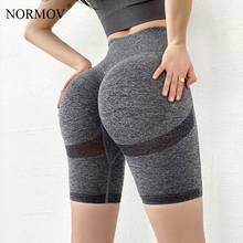 NORMOV Short Leggings Women Sexy Push Up Gym Leggins High Waist Workout Fitness Sport Legging Mujer 2024 - buy cheap