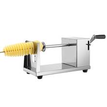 Manual Stainless Steel Potato Machine Twisted Potato Slicer Spiral Vegetable Cutter French Fry Cutting Tool Kitchen Accessories 2024 - buy cheap