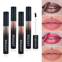 Lápiz labial resistente al agua, pintalabios de larga duración, color negro, brillo de labios, cosméticos, CML033, 1 unidad 2024 - compra barato
