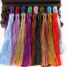10pcs Polyester Tassel Fringe 12cm DIY Material Polyester Cord Party Tassel Trim Curtains Decor Tassels Ribbon Accessories 2024 - buy cheap