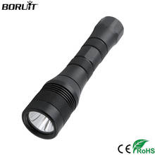 BORUiT XM-L2 LED Scuba Diving Flashlight 1050LM Single File IP68 Underwater 150M Torches 18650 Dive Lamp Submarine Lantern 2024 - buy cheap