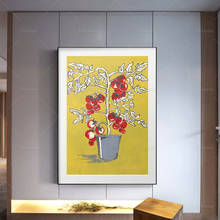 Impressão artística vintage 1950, arte retrô de tomate, planta, jardinagem, decoração de parede, natureza, pôster, pintura, minimalista, quarto, presente 2024 - compre barato