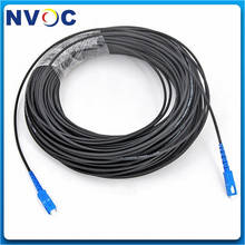 100M 50M FTTH Optical Fiber Single Mode Simplex Single Core GJYXCH SC UPC to SC UPC Drop Cable Patch Cord with 3 Steel Wire 2024 - buy cheap