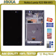 100% оригинал для Nokia Lumia 925 RM-893 сменный ЖК-дисплей в сборе с рамкой дисплей сенсорный экран дигитайзер для Nokia 925 LCD 2024 - купить недорого