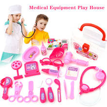 Children's Education Learning Gift 15PC Simulation Doctor Education Role-Playing Game Hospital Accessories Medical Kit Nurse Toy 2024 - buy cheap
