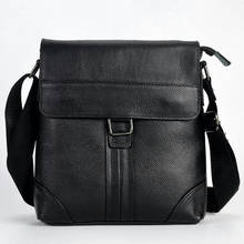Genuine Leather shoulder bag men Business casual men's Cover bag Messenger bag Top layer cowhide Crossbody bag Men's handbag 2024 - buy cheap