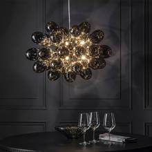 Nordic post-modern fashion magic bean chandelier living room bedroom model room light personality design glass lamp 2024 - buy cheap