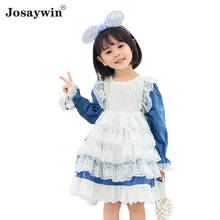 Kids Dress for Girls Baby Autumn Winter Lolita Girl kawaii Cute Wedding Dress Girl Long Sleeve Lace Princess Party Vestidos 2024 - buy cheap