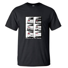 Camiseta masculina gráfica e engraçada, camiseta de algodão para homens, estampa de carros gtr, estilo harajuku, manga curta 2024 - compre barato