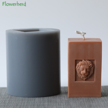 Candle Silicone Mold Creative Candle Lion Head Molds European Style Retro Aroma Candle Decoration Candle DIY 2024 - buy cheap