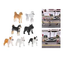 Mini 1:64 Scale Diorama Figure Dogs Pets Street Train Scenery Accs Supplies, 2024 - buy cheap