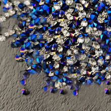 1440pcs Microbead Culet Diamond crystal Nail Art glitter/ Mini crystal Metallic AB stone Nail design art decoration rhinestones 2024 - buy cheap