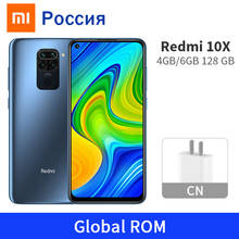 Xiaomi redmi 10x global rom 4gb 128gb/6gb 128gb smartphone 4g mtk helio g85 octa core 5020mah 48mp câmera 6.53 "dotdisplay 2024 - compre barato
