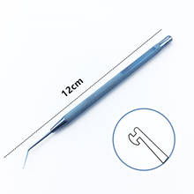 Titanium Kuglen Push-Pull Hook small 'H' shape push -pull tip eye ophthalmic instrument 2024 - buy cheap