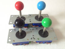4 pcs ZIPPY Joystick short shaft blue yellow ball top 4ways and 8 ways joystick arcade machine parts joystick with Microswitches 2024 - buy cheap