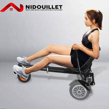 Nidouillet Hoverkart For Hoverboard Kart Black With Double Shock Absorber Adjustable Seat Suitable For Children And Adults 2024 - buy cheap