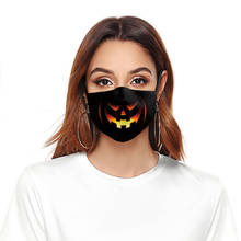 Mascarillas de protección facial Unisex, máscaras de boca de calabaza de Thriller de Halloween para hombre y mujer, transpirables, para ciclismo y fiestas, novedad de 2021 2024 - compra barato