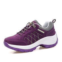 Трендовая женская обувь для бега, увеличивающая рост, легкая уличная прогулочная обувь, женская спортивная обувь для бега, фитнеса 2024 - купить недорого