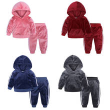 2019 Girls Clothing Sets Children Clothing Autumn Winter Toddler Girls Clothes 2Pcs Outfit Kids Tracksuit Suit for Boys Clothes 2024 - buy cheap