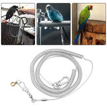 6M Flexible Bird Leash with Leg Ring Ultra-light Parrot Bird Harness Anti-bite Outdoor Flying Training Rope 2024 - buy cheap