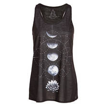 Just A Phase Printed Shirt Moon Phase Top New Arrival Women's Summer Funny Sleeveless T Shirt Lunar Shirts Planet Shirts 2024 - buy cheap