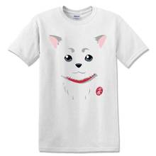 Camisetas Unisex GINTAMA Sadaharu, camiseta de dibujos animados de algodón, Camiseta holgada transpirable, camisetas GINTAMA Sadaharu 2024 - compra barato