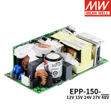 MEAN WELL-fuente de alimentación conmutada de salida única, EPP-150 tipo PCB, marco abierto, PFC, 110V, 220V, CA a CC, 12V, 15V, 24V, 27V, 48V, SMPS 2024 - compra barato