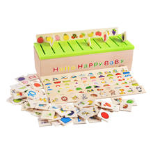 Preschool Kids Sorting Toys Category Matching Wooden Montessori Educational Toys 8 Category Groups with Sorting Box 2024 - buy cheap