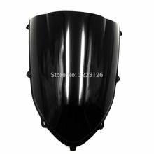 Motorbike Double Bubble front glass Windscreen Windshield Shield Screen For Kawasaki ZX10R ZX 10R ZX-10R 2004 2005 2024 - купить недорого