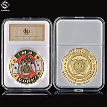 Poker Chip Guard Token Coin Entertaining "I'm A Donk" Souvenir Gold Coin Collection W/ PCCB Holder 2024 - buy cheap