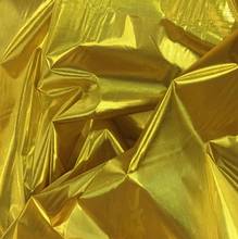 Double-side colored gold silver lightweight fabric for decor dance waving 150cm by yard 2024 - buy cheap
