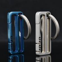 EDC Key Chain Titanium Alloy Belt Hang Buckle Men's Waist Hanging Ring Buckle outdoor tools 2024 - buy cheap