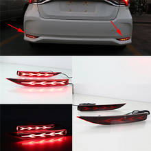 For Toyota Corolla 2019 2020 Car Rear Bumper Taillight Reflector Lamp Turn Signal Brake Light With 3 Kinds Function Red LED 2024 - buy cheap