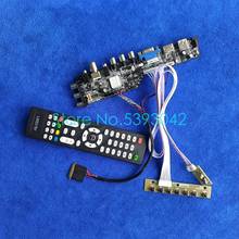 Placa de control de señal digital DVB-T, panel LCD de 40 Pines, USB + AV 1366, para B156XTN02.0 B156XTN02.1, kit DIY 2024 - compra barato