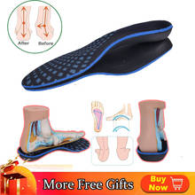Plantillas ortopédicas 3D de soporte para el arco del talón profundo, para fascitis Plantar de pie plano, alivia el dolor de los pies y la pronación ortopédica para zapatos 2024 - compra barato