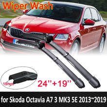 for Skoda Octavia A7 3 MK3 5E 2013~2019 2014 2015 2016 2017 Car Wiper Blades Front Windscreen Windshield Wipers Car Accessories 2024 - buy cheap