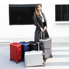 Дорожный чемодан Carrylove, роскошный брендовый алюминиевый чемодан на колесиках, 20, 24, 26, 29 дюймов 2024 - купить недорого