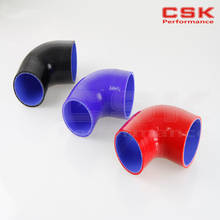 3" to 3.25" Silicone 90 Degree Elbow Reducer Pipe Hose 76mm - 83mm 2024 - buy cheap