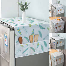 PEVA Кухня хранения чехол для защиты от пыли стиральная машина холодильник подвесная сумка-Органайзер Ванная комната холодильник с одной дверью ткань Пластик 2024 - купить недорого