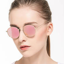 LVVKEE-gafas De Sol redondas Retro De Metal para mujer, lentes De Sol polarizadas clásicas De diseñador De marca, para conducir, 2021 2024 - compra barato