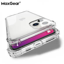 Soft Transparent Silicone Case On for iPhone 11 Pro Max Shockproof Clear TPU Cover iPhone XR X XS Max 5S 6 6S 7 8 Plus Bumper 2024 - buy cheap