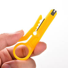 5PCS Portable Mini Strippers Network Cable Plier Yellow Utp/STP Cable Cutter Stripper 2024 - buy cheap