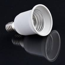 Icoco 1 peça de adaptador de lâmpada led e14 para e27, base extensível de lâmpada cfl, conversor parafuso, soquete com presente maravilhoso, oferta de estoque