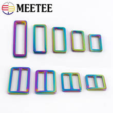 10/20pcs 19/25/32/38/50mm Colored Metal Square Tri-Glide Adjust Buckle for Strap Webbing Slider Buckles DIY Belt Clasp Accessory 2024 - buy cheap