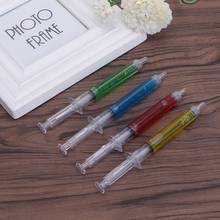 4Pcs Novelty Injection Syringe Gel Pen Ballpoint Black Ink Liquid Style 2024 - buy cheap